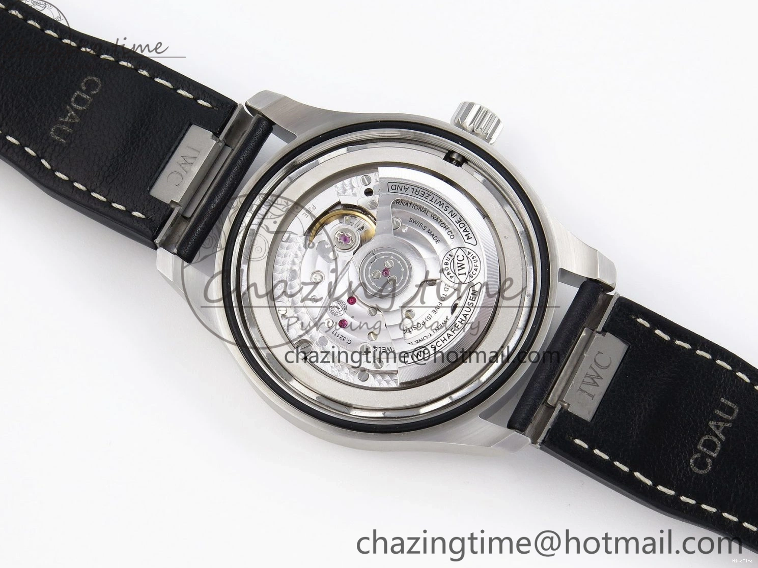 MIROTIME 0226 Pilot Mark XX IW328203 ZF 1:1 Best Edition Blue Dial on Dark Blue Leather Strap A Snug 7024